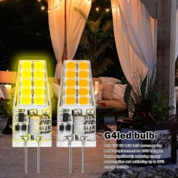 Bi-Pin Base Light Bulbs 4pcs Halogen Bulb Replacement Landscape Daylight Lamp G4 40W Halogen Bulb Not Dimmable Halogen Bulb