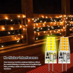 Bi-Pin Base Light Bulbs 4pcs Halogen Bulb Replacement Landscape Daylight Lamp G4 40W Halogen Bulb Not Dimmable Halogen Bulb
