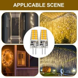 Bi-Pin Base Light Bulbs 4pcs Halogen Bulb Replacement Landscape Daylight Lamp G4 40W Halogen Bulb Not Dimmable Halogen Bulb
