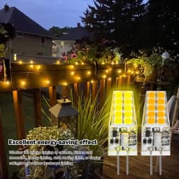 Bi-Pin Base Light Bulbs 4pcs Halogen Bulb Replacement Landscape Daylight Lamp G4 40W Halogen Bulb Not Dimmable Halogen Bulb