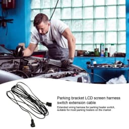 Heater LCD Screen Extension Cable 3/4 Meters Car Heater Extension Cable Car Parking Heater Accessories Main Harness For