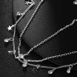 Stonefans New Boho Pentagram Head Chain Wedding Elegant Headpiece Bling Fashion Bridal Forehead Indian Jewelry Hair Accessories