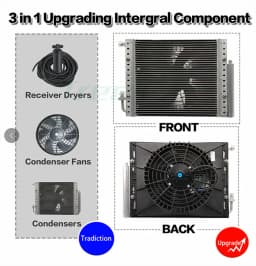 Treeligo 2026 Parking Air Conditioning Electric Car Air Conditioner 12V Fan For Automotive Truck Camper Van Bus Boat Excavator