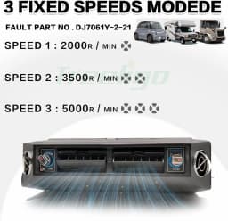 Treeligo 2026 Parking Air Conditioning Electric Car Air Conditioner 12V Fan For Automotive Truck Camper Van Bus Boat Excavator