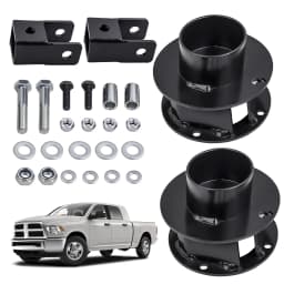 2.5 Inch Front Lift Kit For Dodge Ram 2500 2014-2022 Shock Extension Brackets