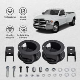 2.5 Inch Front Lift Kit For Dodge Ram 2500 2014-2022 Shock Extension Brackets