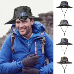 Fishing Hat With Solar Fan Hat With Rechargeable Fan Lightweight Fishing Hats Outdoor Sunshade For Mountaineering Outdoor