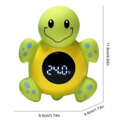 LED Bath Thermograph Cartoon Turtle Thermograph For Toddler Bathing Quickly Measure Temperature Warning Thermograph For Bathroom