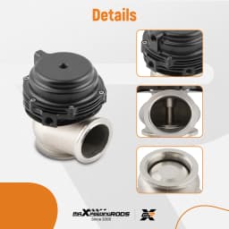 Maxpeedingrods 44mm External Cooled Turbo Wastegate For Universal Turbos With Wastegate
