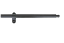 DIYHD 500cm Black Sliding Library Ladder Hardware Rolling Full Set Track Kit(No Ladder), Floor Roller with Brake