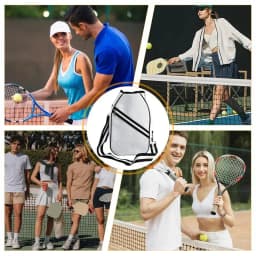 Tennis racket sling bag Racket Sling Bag Chest Shoulder Purse Shoulder Bag for Men Women Racket Carrier for Badminton Racket