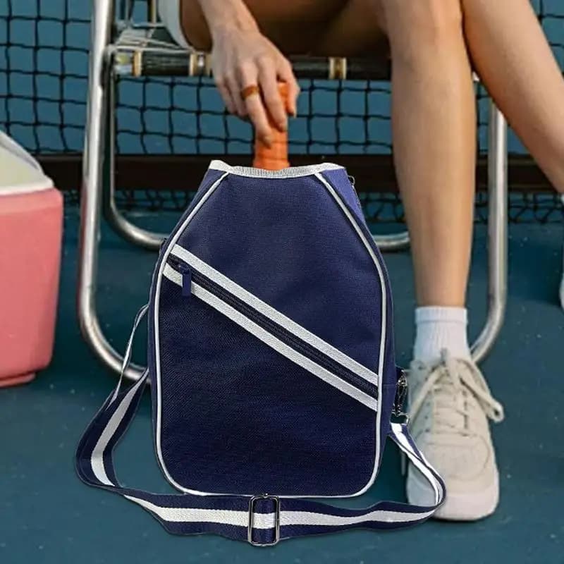 Tennis racket sling bag Racket Sling Bag Chest Shoulder Purse Shoulder Bag for Men Women Racket Carrier for Badminton Racket