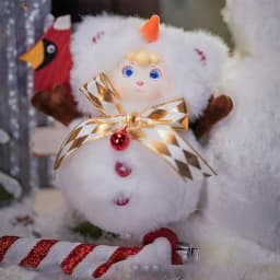 Christmas Stuffed Doll Cute Plushie Santa Snowmen Elk Random Style Cartoon Doll Christmas Fantasy Series Plush Toys Home Decor