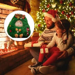 Christmas Stuffed Doll Cute Plushie Santa Snowmen Elk Random Style Cartoon Doll Christmas Fantasy Series Plush Toys Home Decor