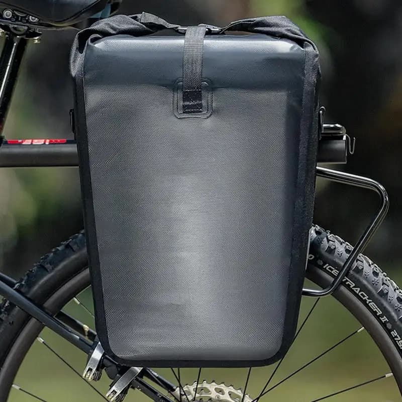 Cycling Rear Seat Bag Quick-Release Buckle Bag Waterproof Back Rack Pannier High-Capacity Detachable For Outdoor Travel Use