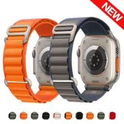 Strap for Apple watch Ultra Band 49mm 45mm 44mm 41mm 42mm 40mm 44 mm Nylon Alpine bracelet correa iwatch series 9 8 7 SE 6 5 4 2
