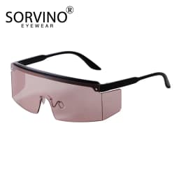 SORVINO New Oversized Outdoor Sunglasses for Men Women One Piece Windproof Shades Wrap Mirror Lens Driving Sun Glasses Eyewear