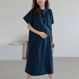Maternity Dress Short Sleeves Summer 2024 Medium-length Knee-length T-shirt Loose-fit Pregnancy Dress Summer Wear