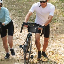Handlebar Bag Waterproof Cycle Front Frame Storage Pack Multifunctional Front Bag Cycling Organizer With Detachable Shoulder