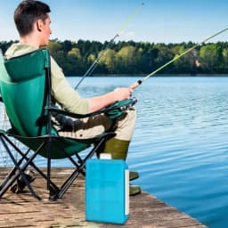 Fishing Lure Box Organizer Fishing Box Small Parts Four Grids Tackle Box Organizer Small Tackle Box Hangable Transparent For