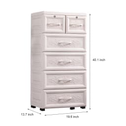 Organizer Unit Storage Cabinet Closet Drawers for Bedrooms Living Rooms Kitchens Offices