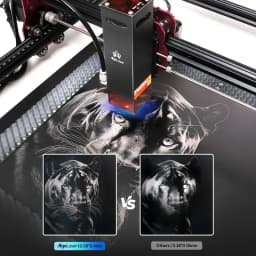 10W Laser Engraver Cutter Easy to Operate Making Christmas Gifts Personalized Gifts Business Cards DIY CNC Machine for Wood