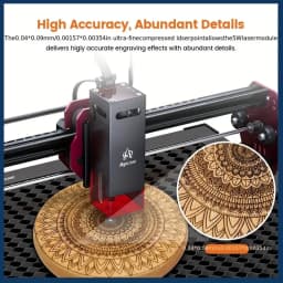 10W Laser Engraver Cutter Easy to Operate Making Christmas Gifts Personalized Gifts Business Cards DIY CNC Machine for Wood