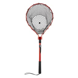 Fishing Net With Handle Telescoping Fishing Landing Net Portable Silicone Mesh Folding Fish Hand Net Fishing Gear Accessorie