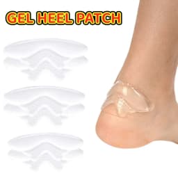 1Pair Heels Grips Silicone Heel Stickers for Women Men Anti Slip Heel Cushions Non-Slip Inserts Pads Foot Heel Care Protector