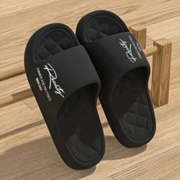 Men's Outdoor Slippers, Lightweight And Soft Cloud-Like Comfortable Home Slippers For Women, Unisex, With Simple Printed Pattern