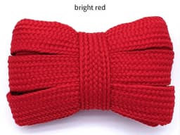 2CM Wide Fat Shoe Laces for Sneakers Fashion Colorfast Replacement Laces for Van Campus Shoes Classic Cotton Rope Flat Laces