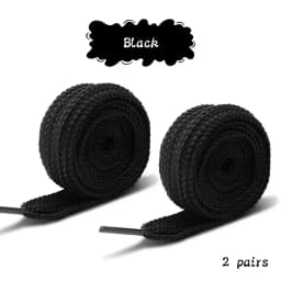 2CM Wide Fat Shoe Laces for Sneakers Fashion Colorfast Replacement Laces for Van Campus Shoes Classic Cotton Rope Flat Laces