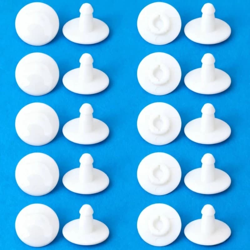 6/10 Sets Replacement Rivets Button Strap Compatible for Clog Beach Shoe Strap 16mm Size Rivets Repair