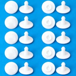 6/10 Sets Replacement Rivets Button Strap Compatible for Clog Beach Shoe Strap 16mm Size Rivets Repair