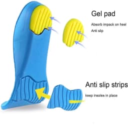 Unisex Orthotics Flat Foot High Arch Support Orthopedic Insoles Soft Breathable Orthotic Arch Foot Running Sports Shoes Pads