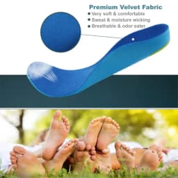 Unisex Orthotics Flat Foot High Arch Support Orthopedic Insoles Soft Breathable Orthotic Arch Foot Running Sports Shoes Pads