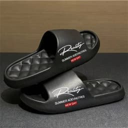 EVA Men's Home Slippers Summer Soft Lightweight Innovative Design Shoes for Indoor Outdoor Leisure Activities