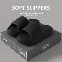 Men Summer Slippers Indoor Soft Sole Memory Insole Bathroom Non Slip Stylish Lightweight Casual Beach Couple Vacation