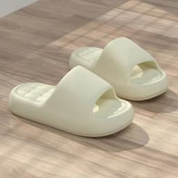 Men Summer Slippers Indoor Soft Sole Memory Insole Bathroom Non Slip Stylish Lightweight Casual Beach Couple Vacation