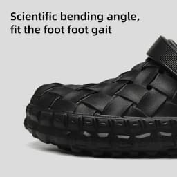 Men's EVA Clog Shoes Summer New Thick Bottom Anti-Slip Deodorant Toe Cover Beach Slippers Breathable Comfortable Sandals