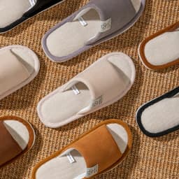 Men's Breathable Open-Toe House Slippers - Comfortable Linen Indoor Slides, Anti-Slip & Odor-Resistant Bedroom Winter Slippers