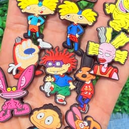 13pcs Cartoon Movie Shoe Buckle Sandal Accessories PVC Shoes Charms Clogs Pins Decor Kids Woman Party Gift