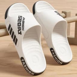 Unisex EVA Slippers 40-47 Flat Sole Home Slippers Fashion Open Toe Sandals for Home Beach Shower Indoor Outdoor Shoes