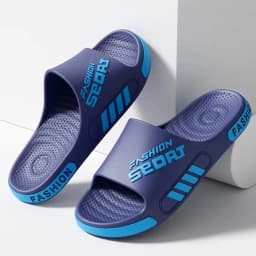 Unisex EVA Slippers 40-47 Flat Sole Home Slippers Fashion Open Toe Sandals for Home Beach Shower Indoor Outdoor Shoes