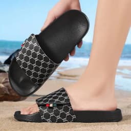 Slippers Men Women Slipper High Quality Beach Slipper Anti-slip Bedroom Slides Light Non-slip Tenis Luxury Slides Plus Size36-48