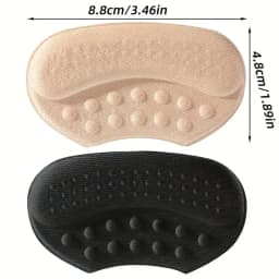 4PCS Soft Heel Grips for High Heels Anti-Chafing Cushion Pads Pain Relief Comfortable Shoe Inserts Heel Protectors