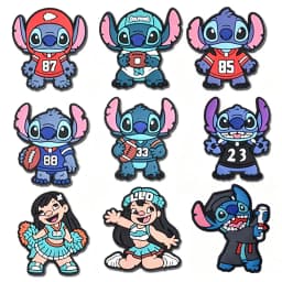 9-20pcs Hot toys Cute Cartoon Series for Shoe Charms Designer Accessories DIY Decoration for Classic Clog Kids Gifts
