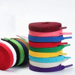 1 Pair Flat Shoelaces Classic Shoe Laces Fit Fashion Solid Sports Shoelace Casual Unisex Shoe Strings Shoe Accessories
