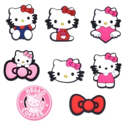 3/45PCS Sanrio Kuromi HelloKitty Shoe Charm Mix Wholesale PVC Decor Buckle Clog Bag Wristband Detachable Waterproof Party Gift