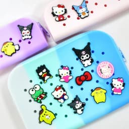 3/45PCS Sanrio Kuromi HelloKitty Shoe Charm Mix Wholesale PVC Decor Buckle Clog Bag Wristband Detachable Waterproof Party Gift
